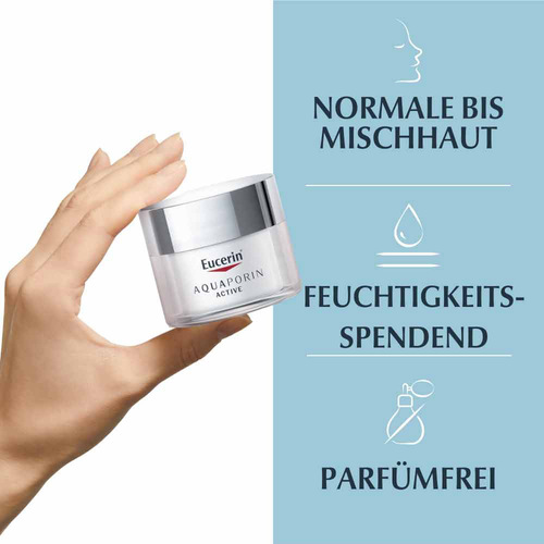 Eucerin Aquaporin Active Creme norm.bis Mischhaut - 3