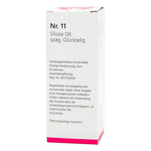 NR.11 Silicea D 6 spag.Gl&uuml;ckselig - 1