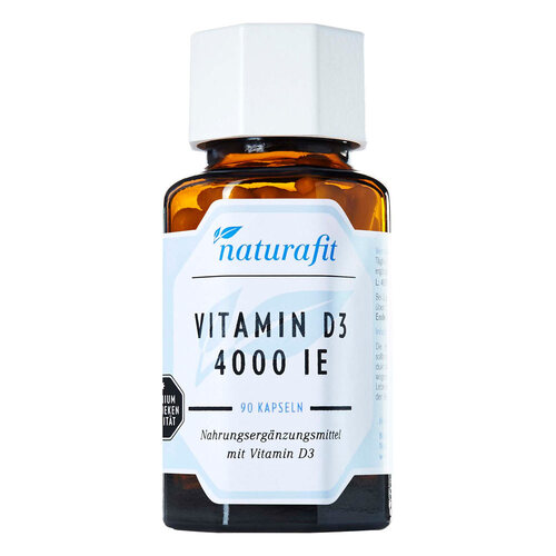 Naturafit Vitamin D3 4000 I.E. Kapseln - 1