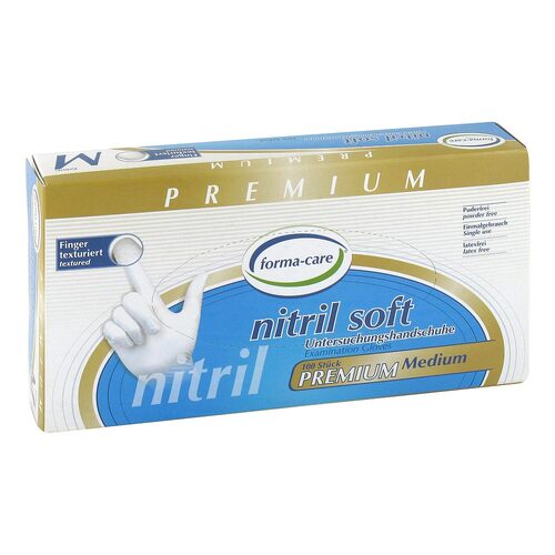 Forma-care Nitril soft Premium U.Handschuhe Gr&ouml;&szlig;e M wei&szlig; - 1