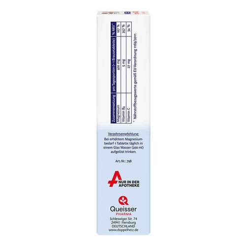 Doppelherz Magnesium 400 Citrat system Brausetabletten  - 2