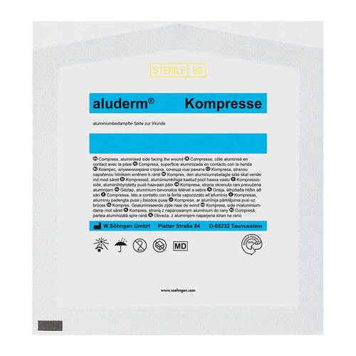ALUDERM Kompressen 7,5x7,5 cm - 1