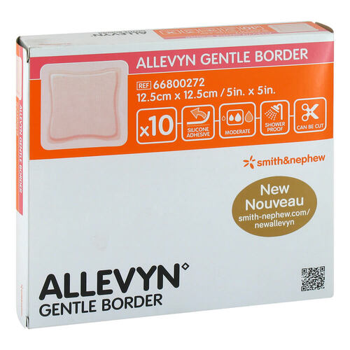 Allevyn Gentle Border 12,5x12,5 cm Schaumverband  - 1