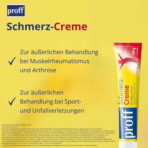 Proff Schmerzcreme 50 mg / g - 5