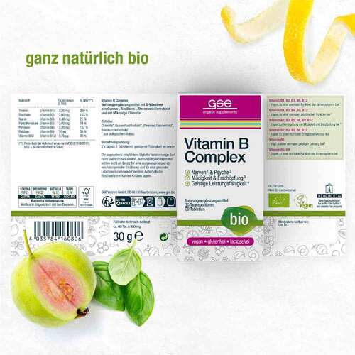 Gse Vitamin B Complex Bio Tabletten - 2