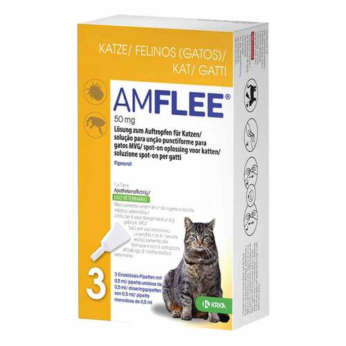 Amflee 50 mg Spot-on L&ouml;sung z.Auftropfen f&uuml;r Katzen - 1