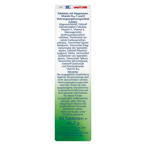 Doppelherz Magnesium 400 + B12+C+E Tabletten - 2