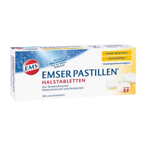 Emser Pastillen ohne Menthol zuckerfrei - 1