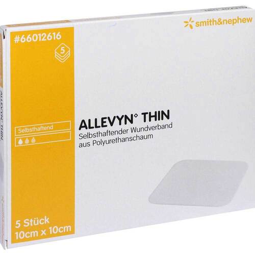 ALLEVYN Thin 10x10 cm d&uuml;nne Wundauflage - 1