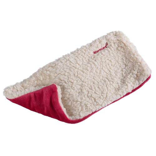 Warmies Hot Pak Sherpa beige / rot - 1