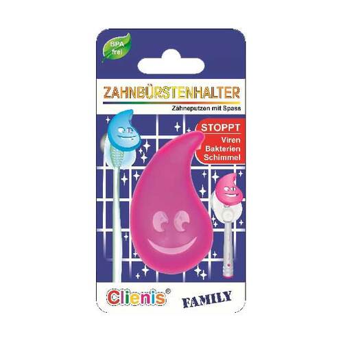 Clienis Zahnb&uuml;rstenhalter mit Saugnapf - 1