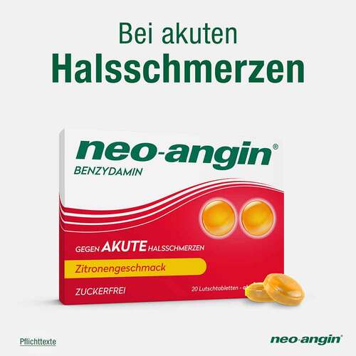 Neo-Angin Benzydamin akute Halsschmerzen Zitrone - 5