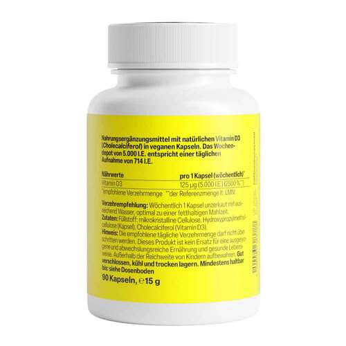 Vitamin D3 5000 I.E. Wochendepot Kapseln - 2