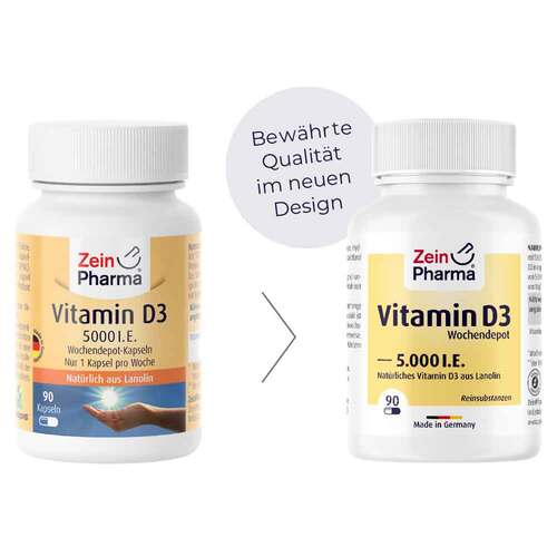 Vitamin D3 5000 I.E. Wochendepot Kapseln - 4