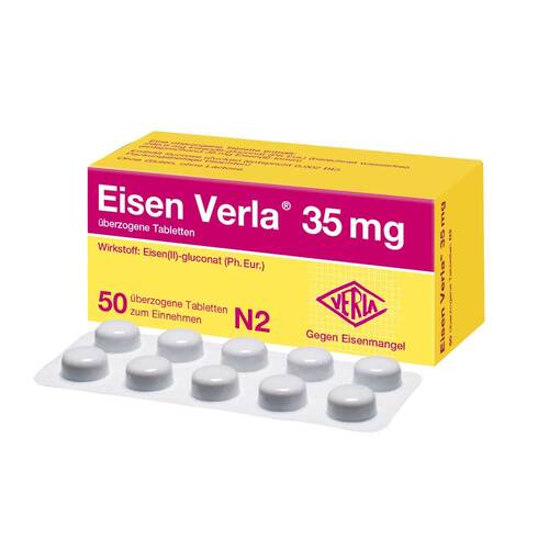 Eisen Verla 35 mg &uuml;berzogene Tabletten - 1