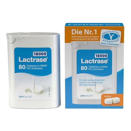 Lactrase 18.000 Fcc Tabletten teilbar im Spender - 1