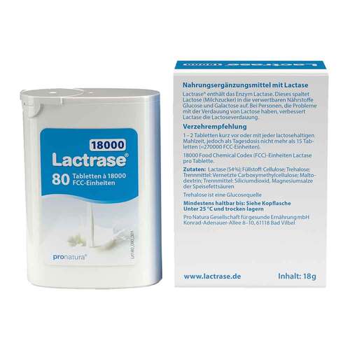 Lactrase 18.000 Fcc Tabletten teilbar im Spender - 2
