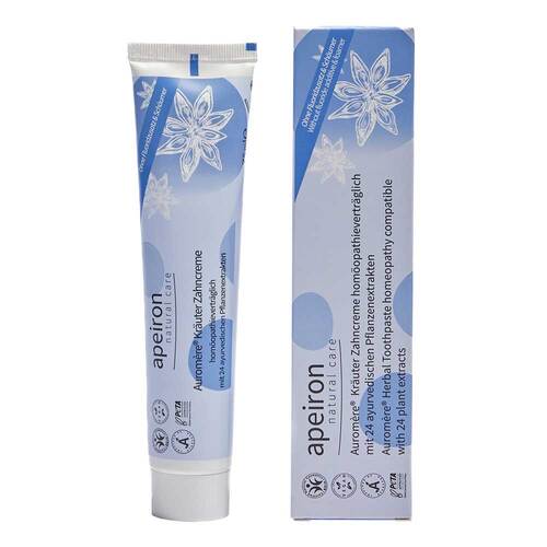 AUROMERE Kr&auml;uter Zahncreme hom&ouml;opathievertr&auml;glich - 1