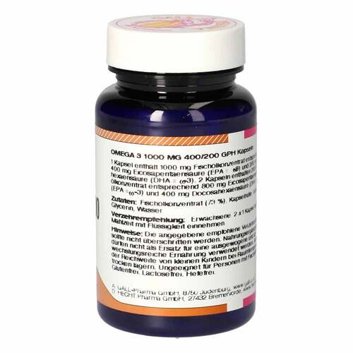 Omega-3 1000 mg 400 / 200 Gph Kapseln - 2