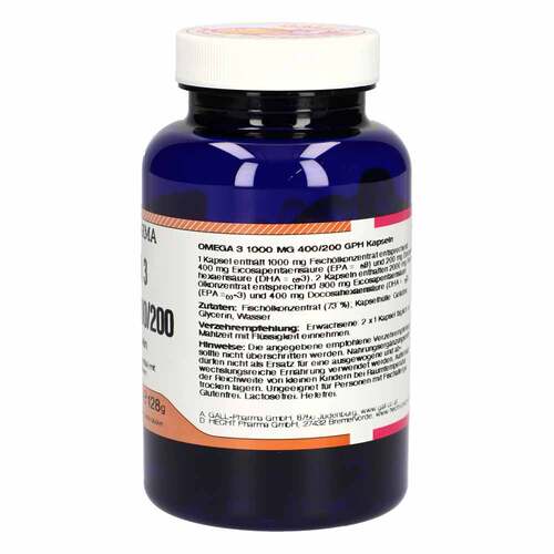 Omega-3 1000 mg 400 / 200 Gph Kapseln - 2