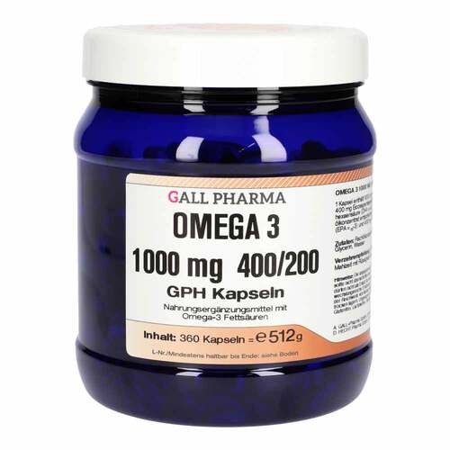 Omega-3 1000 mg 400 / 200 Gph Kapseln - 1