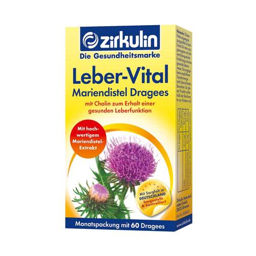 ZIRKULIN Leber-Vital Mariendistel Dragees - 1