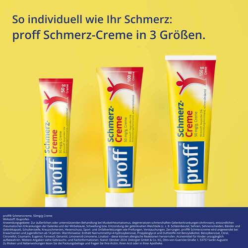 Proff Schmerzcreme 50 mg / g - 7