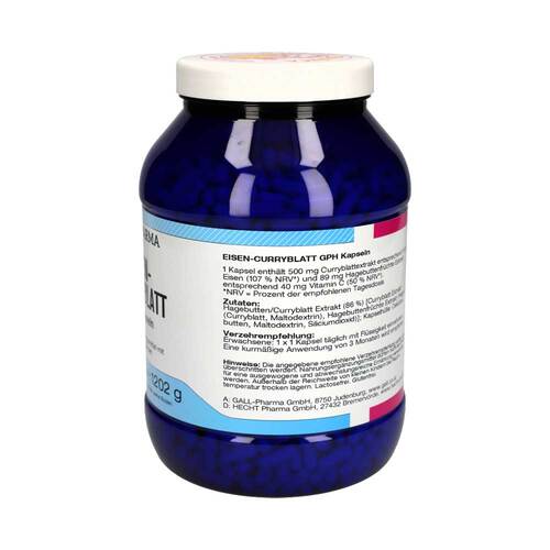 Eisen-Curryblatt Gph Kapseln - 2