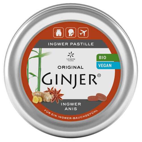 Ingwer Ginjer Pastillen Bio Anis - 1