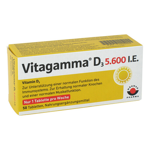 Vitagamma D3 5.600 I.E. Vitamin D3 Nem Tabletten - 1