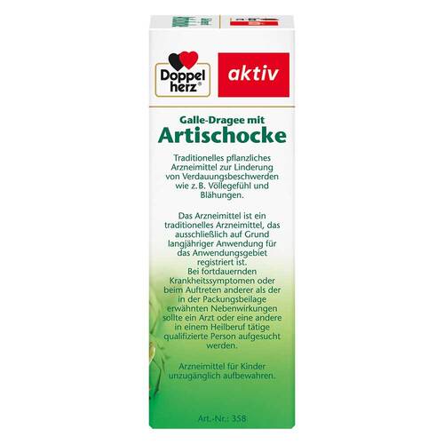 Doppelherz Galle-Dragee mit Artischocke - 3