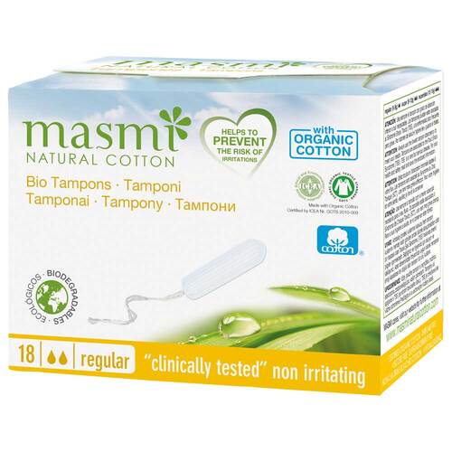 Bio Tampons Classic 100% Bio-Baumwolle Masmi - 1