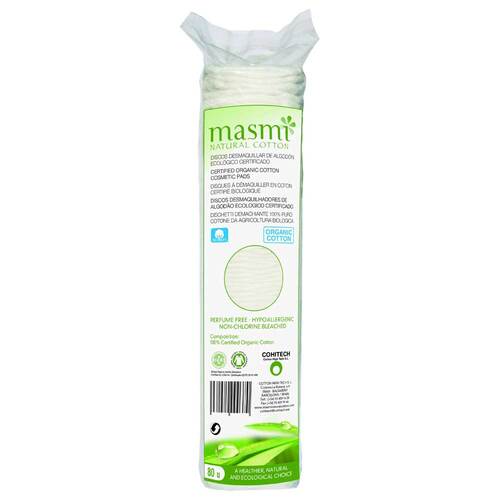 Bio Kosmetikpads 100% Bio-Baumwolle Masmi - 1