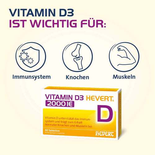 Vitamin D3 Hevert 2000 I.E. Tabletten - 2