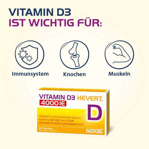 Vitamin D3 Hevert 4000 I.E. Tabletten - 2
