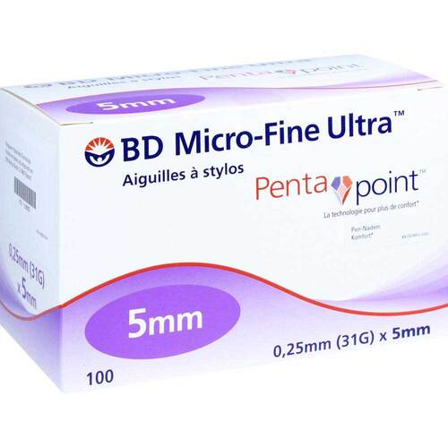 BD MICRO-FINE ULTRA Pen-Nadeln 0,25x5 mm 31 G - 1