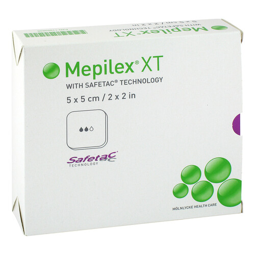 MEPILEX XT 5x5 cm Schaumverband - 1