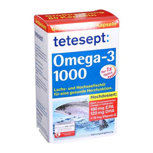 Tetesept Omega-3 1000 Kapseln - 1