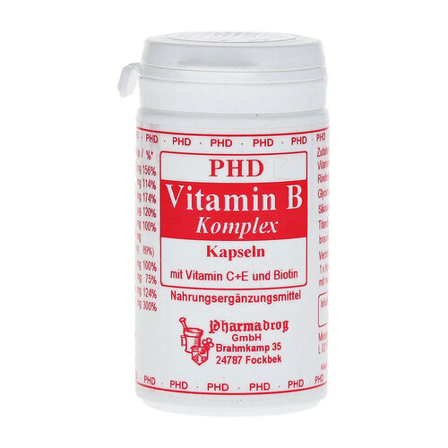 Vitamin B Komplex mit Vitamin C + E und Biotin Kapseln - 1