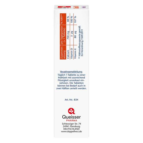 Doppelherz Calcium 700 + Vitamin D3 Tabletten - 2