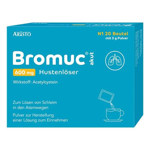 Bromuc akut 600 mg Hustenl&ouml;ser Pulver zur H.e.L.zum Einnehmen  - 1