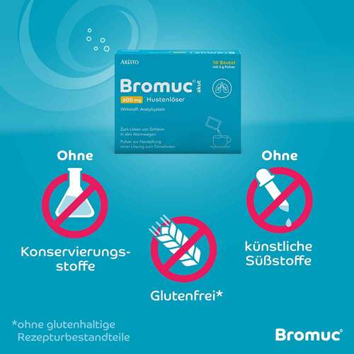 Bromuc akut 600 mg Hustenl&ouml;ser Pulver zur H.e.L.zum Einnehmen  - 6