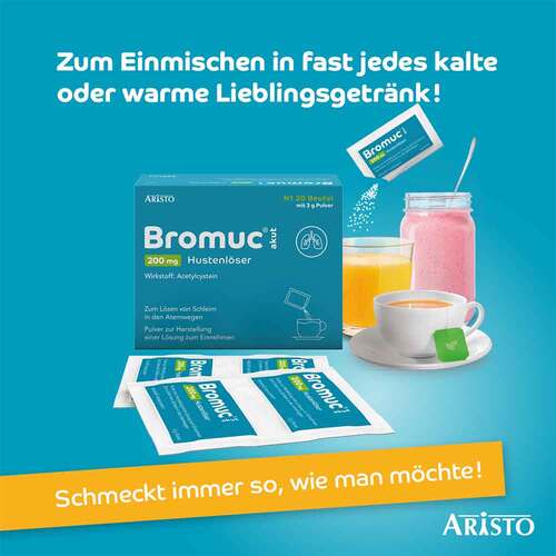 Bromuc akut 200 mg Hustenl&ouml;ser Pulver zur H.e.L.zum Einnehmen  - 3