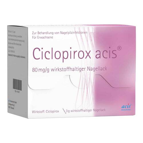 Ciclopirox acis 80 mg / g wirkstoffhalt.Nagellack - 1