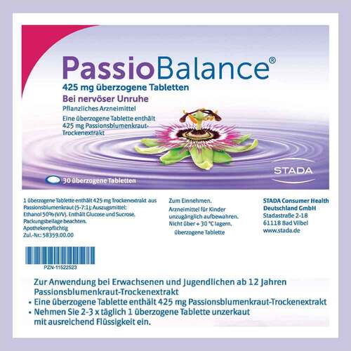 Passio Balance &uuml;berzogene Tabletten - 2