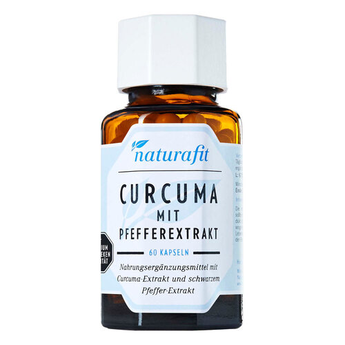 Naturafit Curcuma mit Pfeffer Kapseln - 1