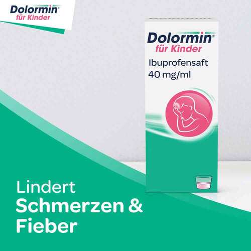 Dolormin f&uuml;r Kinder Ibuprofensaft 40 mg / ml Suspension  - 2