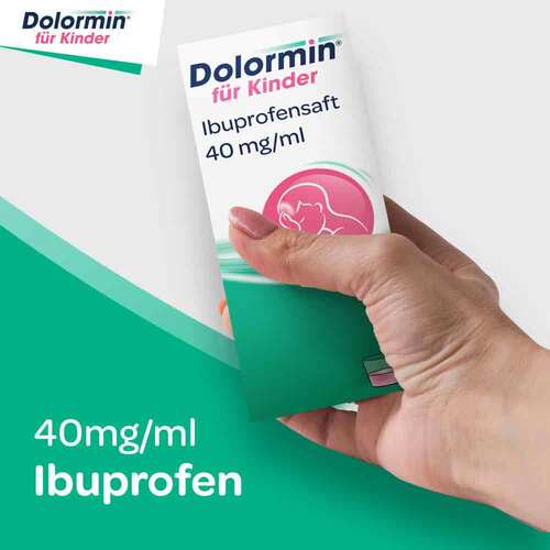 Dolormin f&uuml;r Kinder Ibuprofensaft 40 mg / ml Suspension  - 3