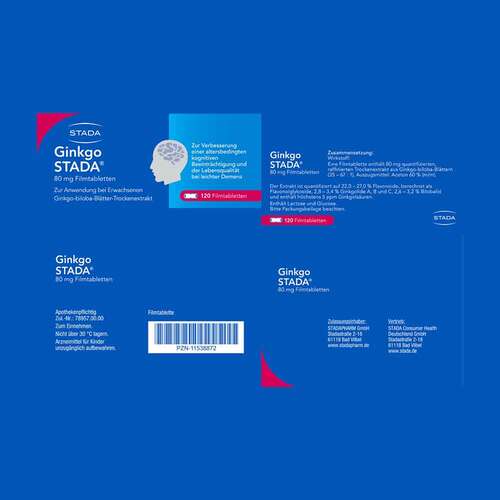 Ginkgo Stada 80 mg Filmtabletten - 5