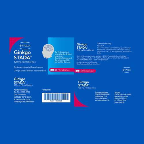 Ginkgo Stada 120 mg Filmtabletten - 5